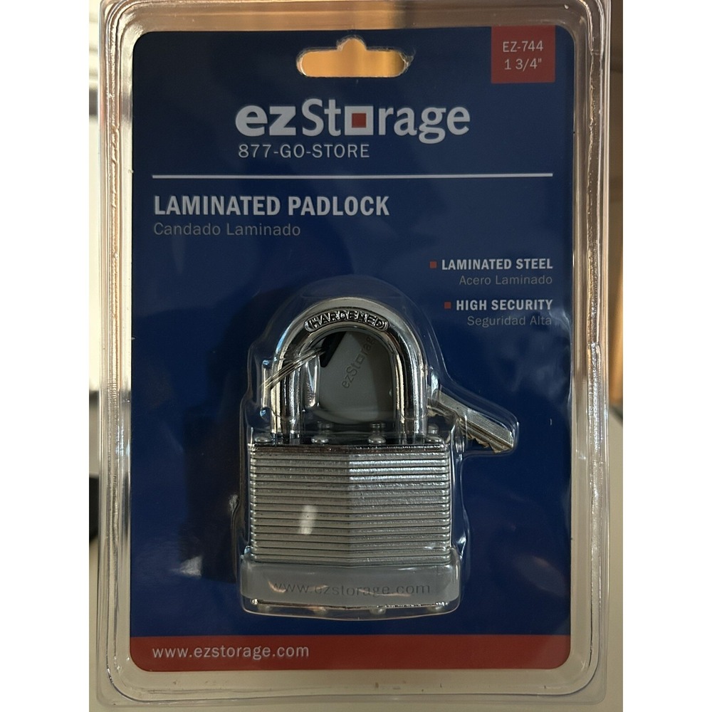 1-3/4 Laminated‎ Steel Padlock.